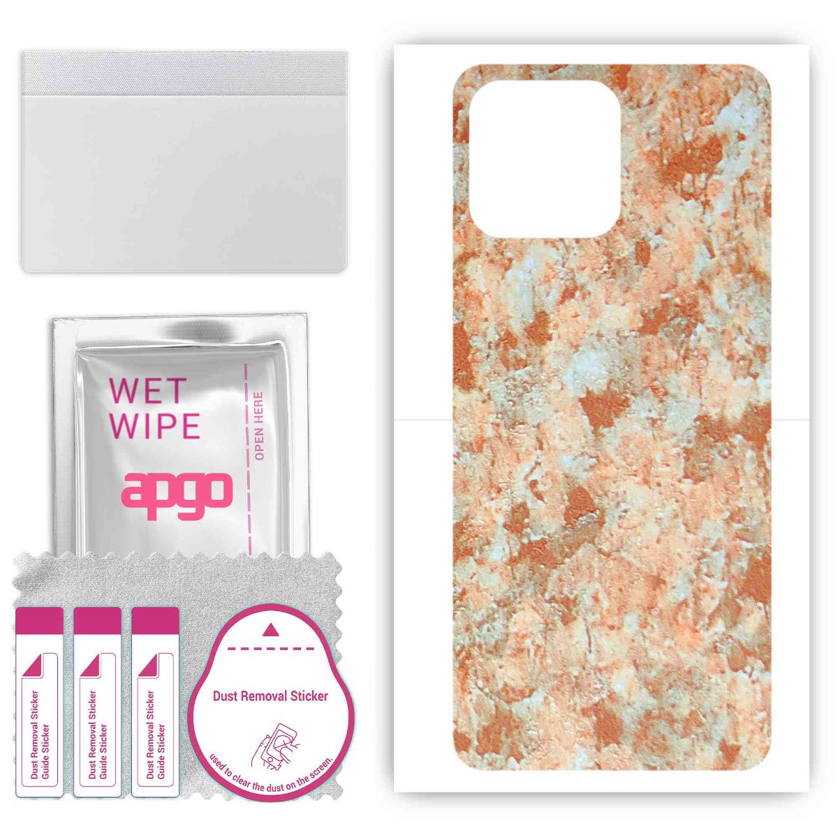 Folia naklejka skórka strukturalna na TYŁ do Honor Play 6T -  Kamień Piaskowiec - apgo SKINS