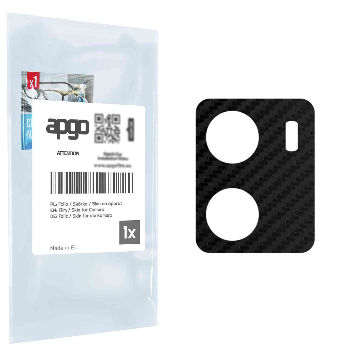 Folia naklejka skórka strukturalna na wyspę aparatu do Vivo IQOO U5X - różne kolory na kamerę, obiektyw apgo SKINS Lens Protector