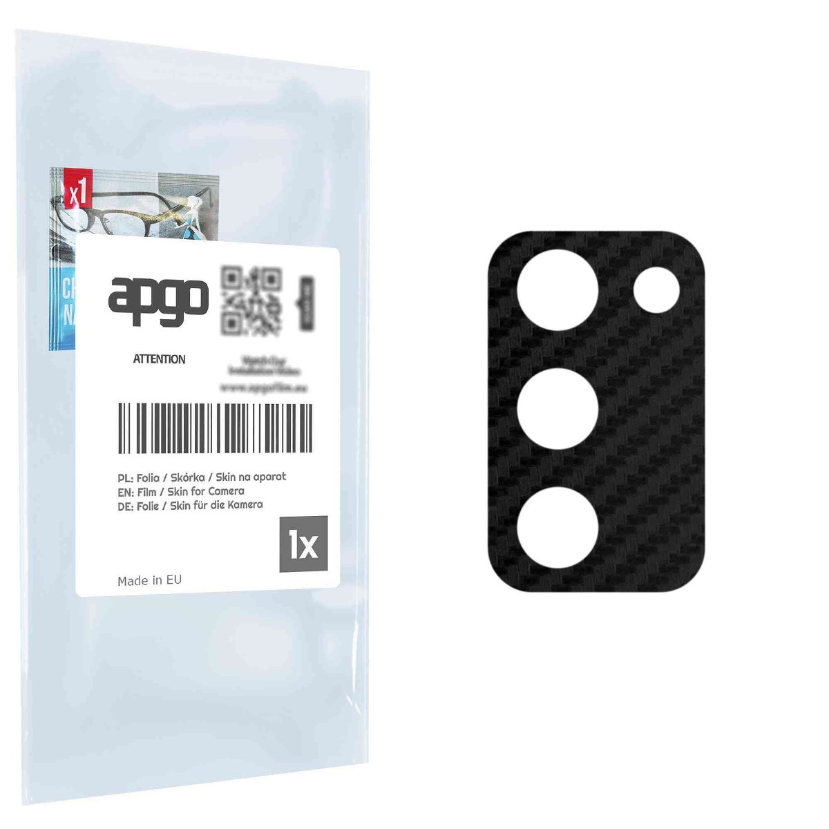 Folia naklejka skórka strukturalna na wyspę aparatu do Oppo A55s PEMM00 - różne kolory na kamerę, obiektyw apgo SKINS Lens Protector