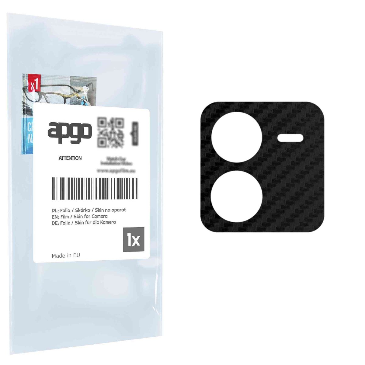 Folia naklejka skórka strukturalna na wyspę aparatu do Vivo S15 Pro - różne kolory na kamerę, obiektyw apgo SKINS Lens Protector