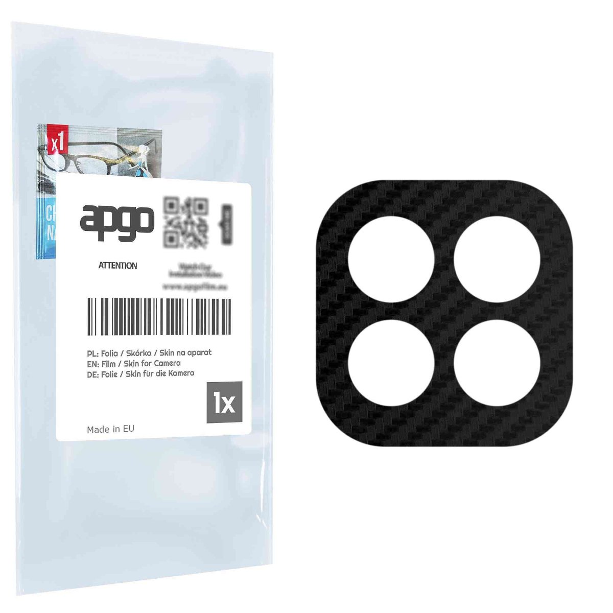 Folia naklejka skórka strukturalna na wyspę aparatu do Samsung Galaxy Quantum  3 - różne kolory na kamerę, obiektyw apgo SKINS Lens Protector