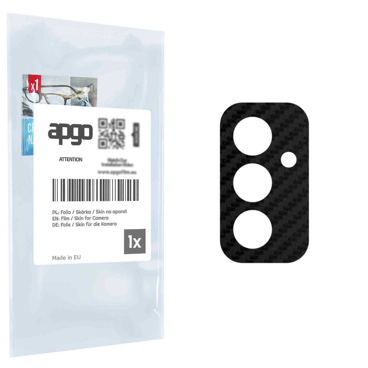 Folia naklejka skórka strukturalna na wyspę aparatu do Samsung Galaxy M13 - różne kolory na kamerę, obiektyw apgo SKINS Lens Protector