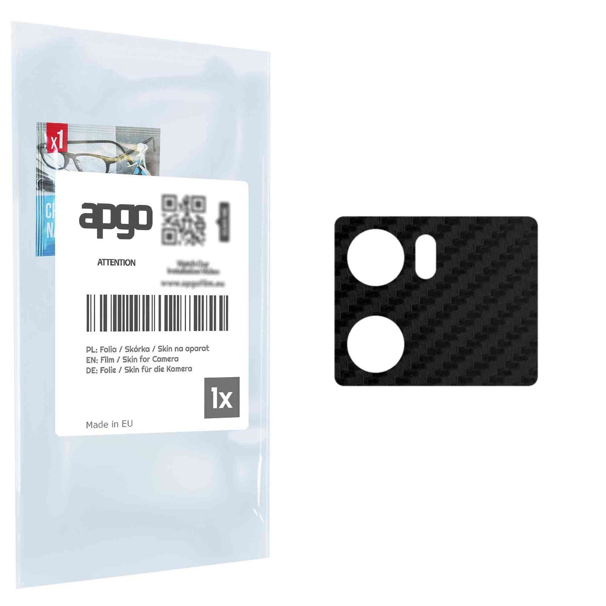 Folia naklejka skórka strukturalna na wyspę aparatu do Oppo K10 5G - różne kolory na kamerę, obiektyw apgo SKINS Lens Protector