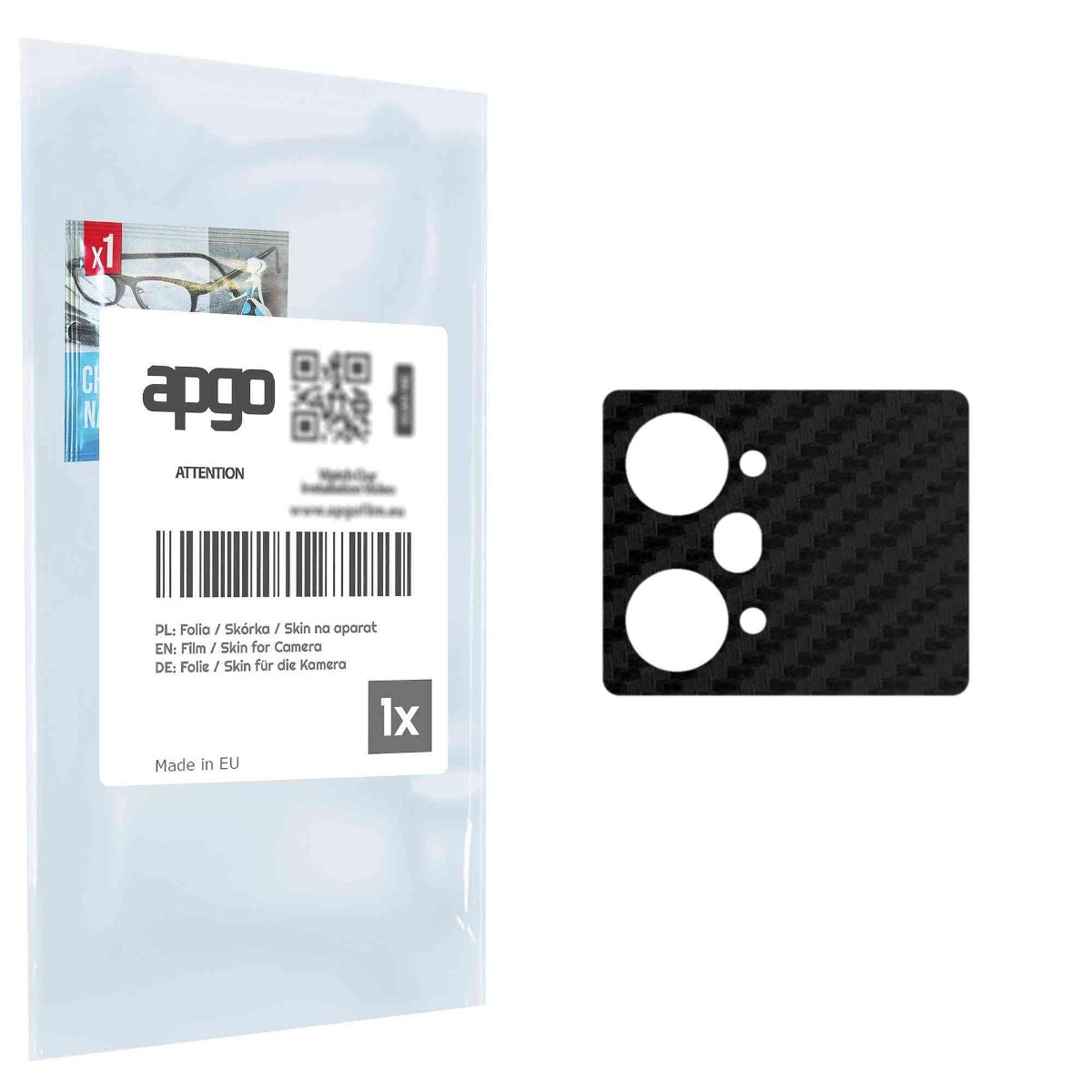 Folia naklejka skórka strukturalna na wyspę aparatu do Oppo K10 Pro 5G - różne kolory na kamerę, obiektyw apgo SKINS Lens Protector