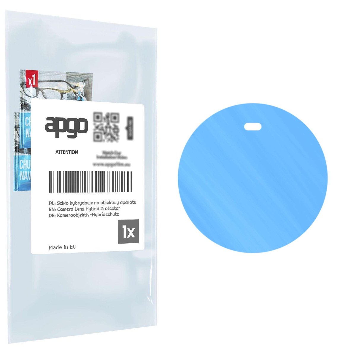 1x Szkło hybrydowe na aparat obiektyw kamerę 9H do Honor Magic4 Lite 4G - apgo hybrid Camera Lens Protector