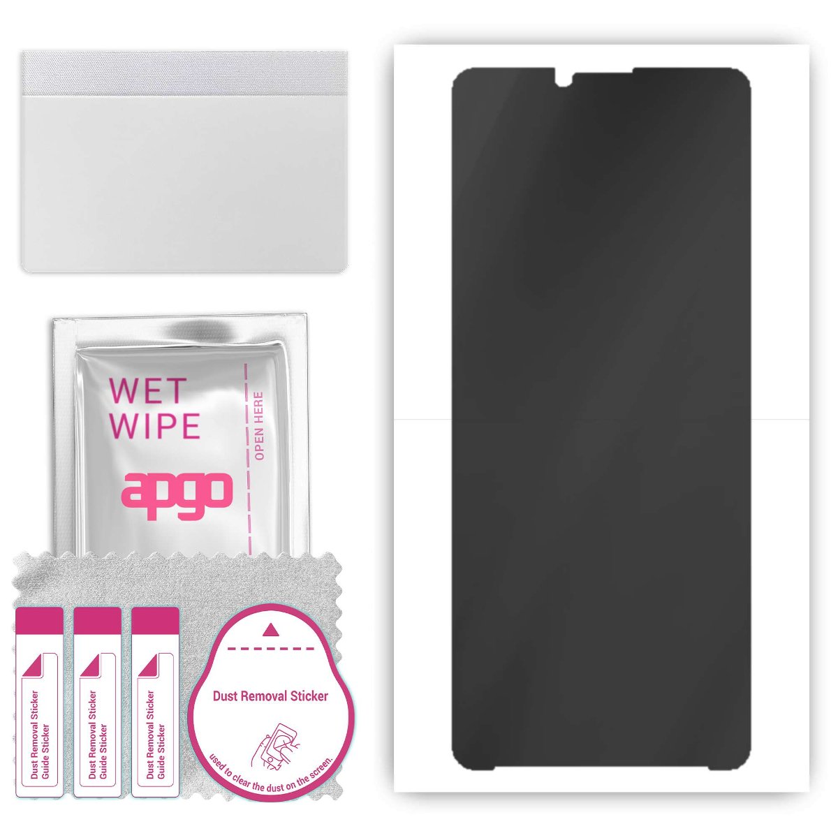 Folia ochronna hydrożelowa PRYWATYZUJĄCA na ekran do Sony Xperia 10 III -  na cały ekran apgo Hydrogel Privacy 5D Full Glue