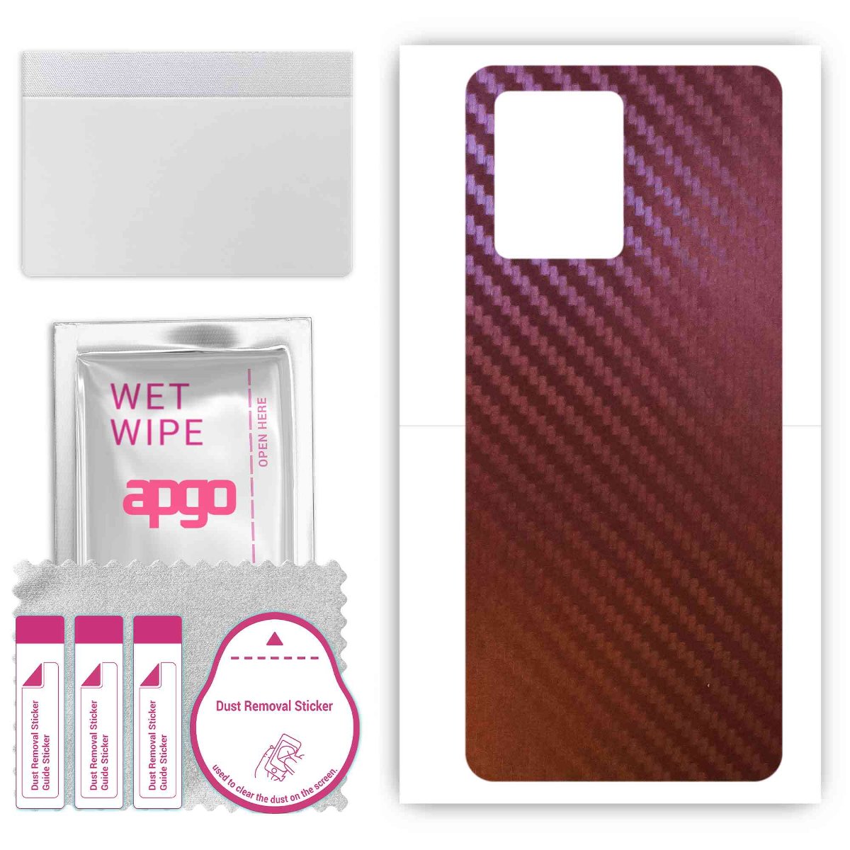 Folia naklejka skórka strukturalna na TYŁ do Realme 9 RMX3521 -  Carbon Kameleon CAKA5 - apgo SKINS