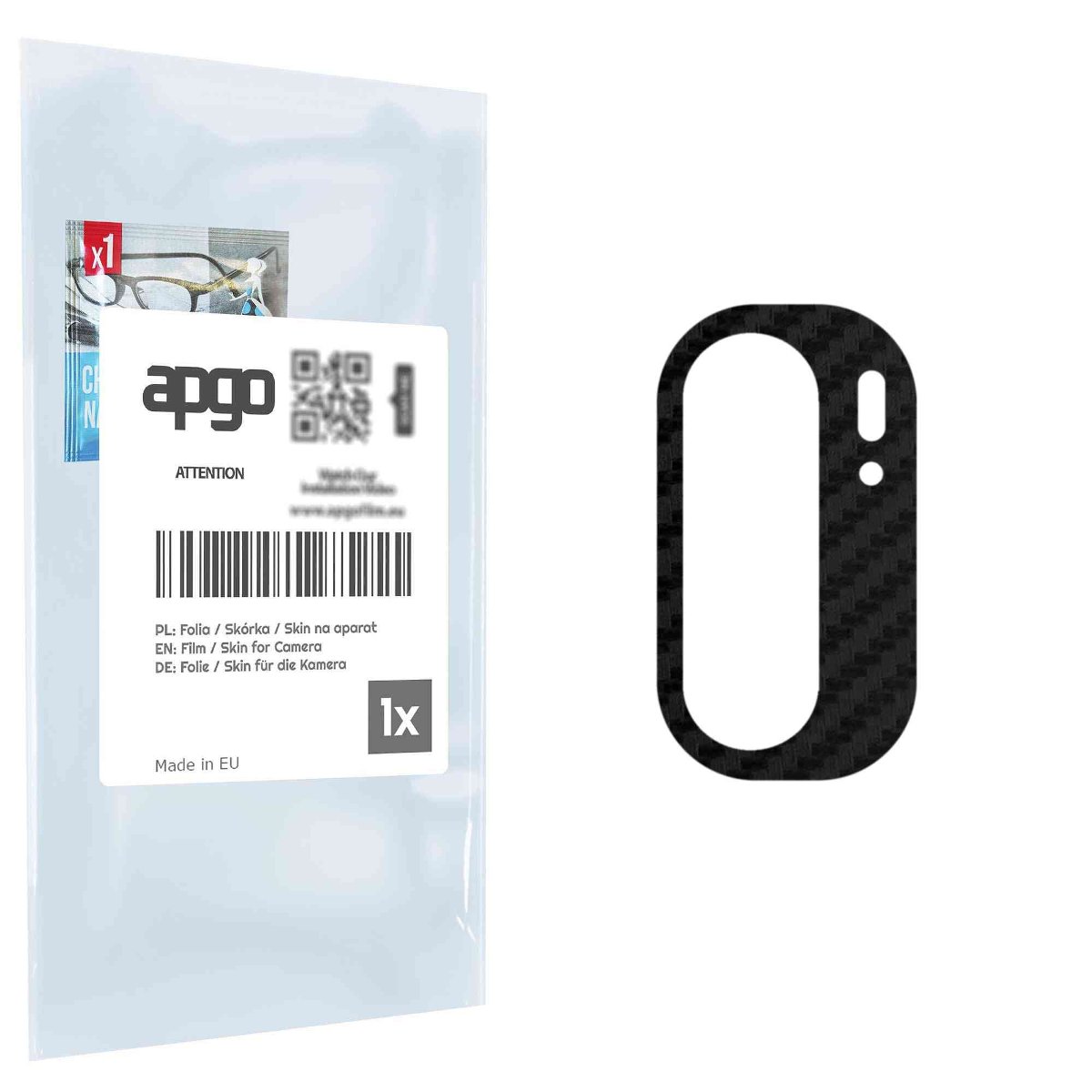 Folia naklejka skórka strukturalna na wyspę aparatu do Motorola Edge+ 5G UW - różne kolory na kamerę, obiektyw apgo SKINS Lens Protector