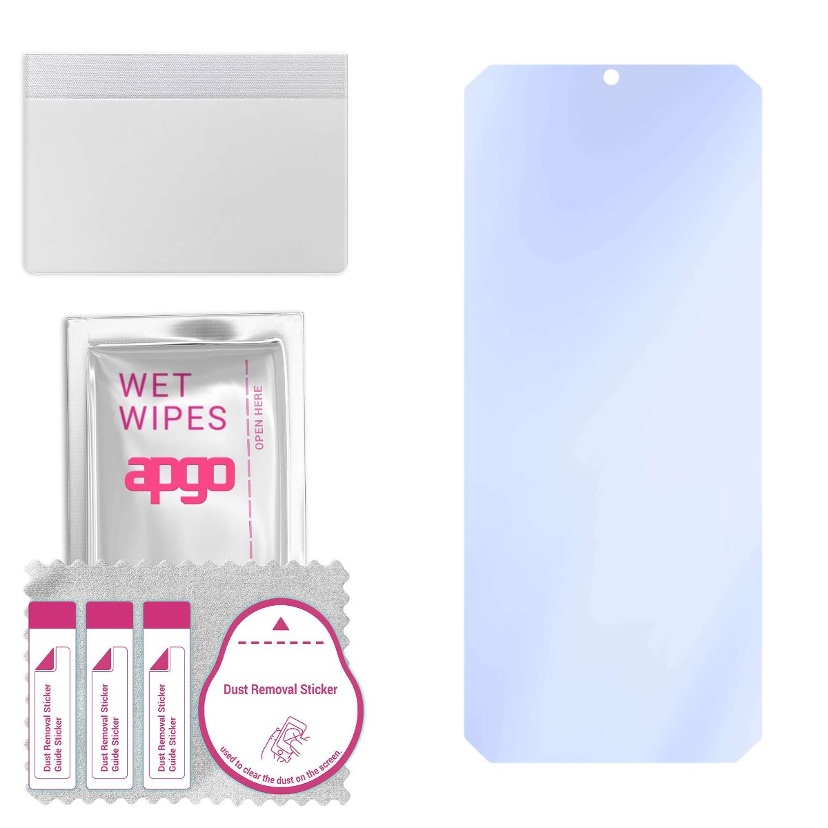 Szkło ochronne na ekran Hybrydowe 9H zamiennik hartowanego do Oukitel K15 Pro - apgo PRO Flexible Hybrid Glass nie pękające
