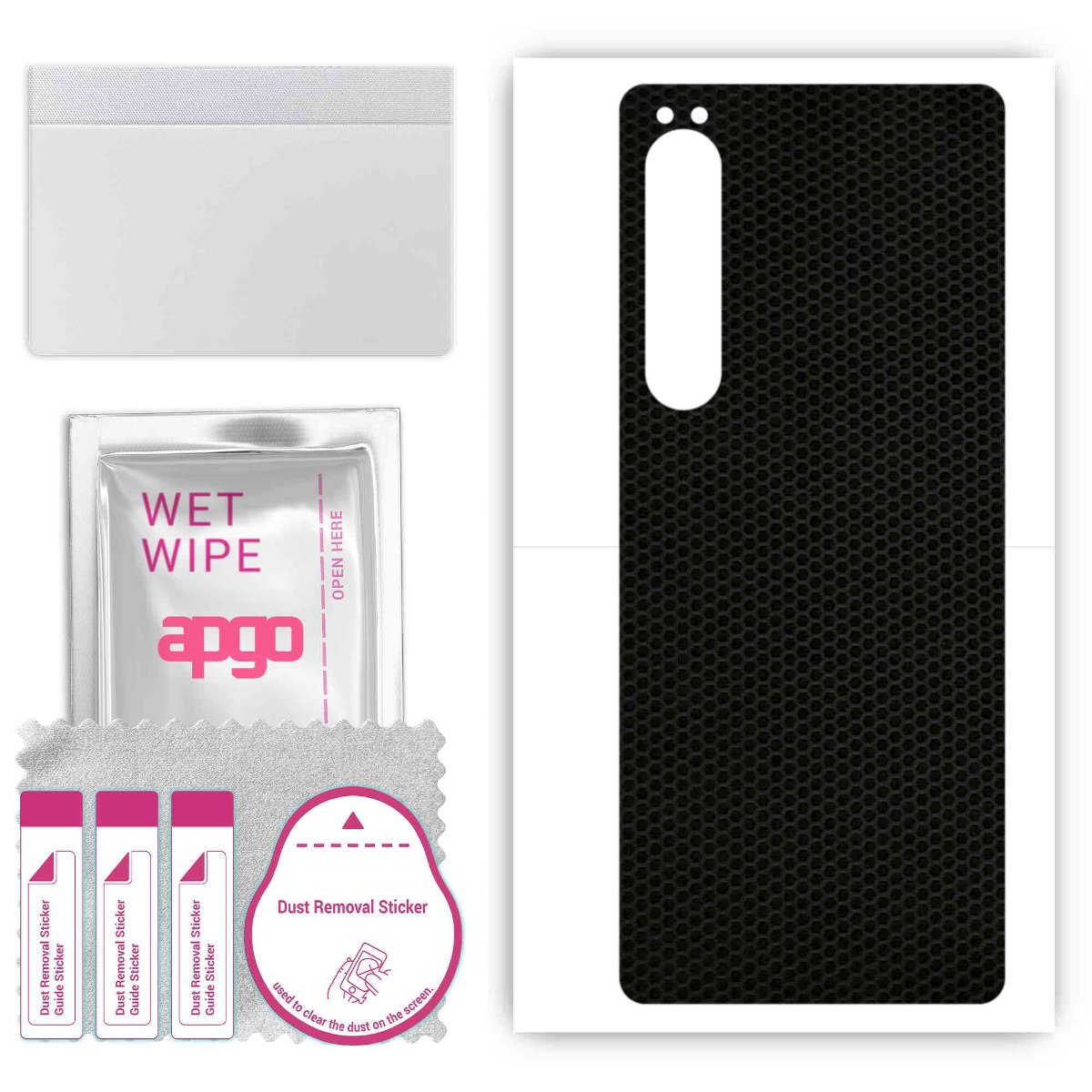 Folia naklejka skórka strukturalna na TYŁ do Sony Xperia 1 IV -  Matrix - apgo SKINS