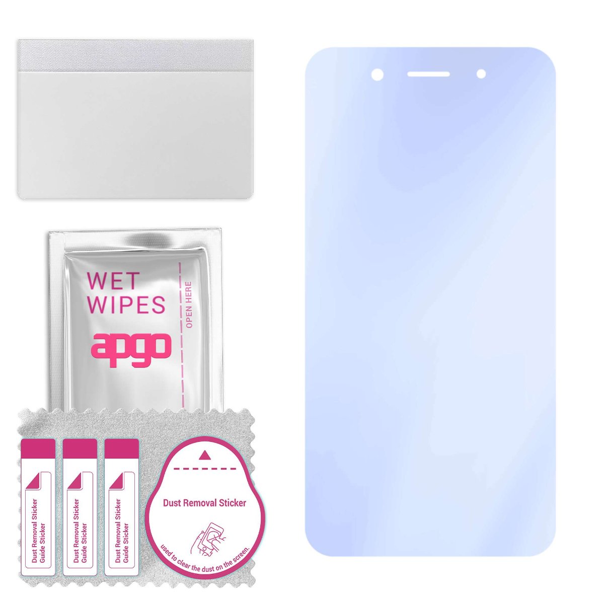 Szkło ochronne na ekran Hybrydowe 9H zamiennik hartowanego do Tecno Pop 5C - apgo PRO Flexible Hybrid Glass nie pękające