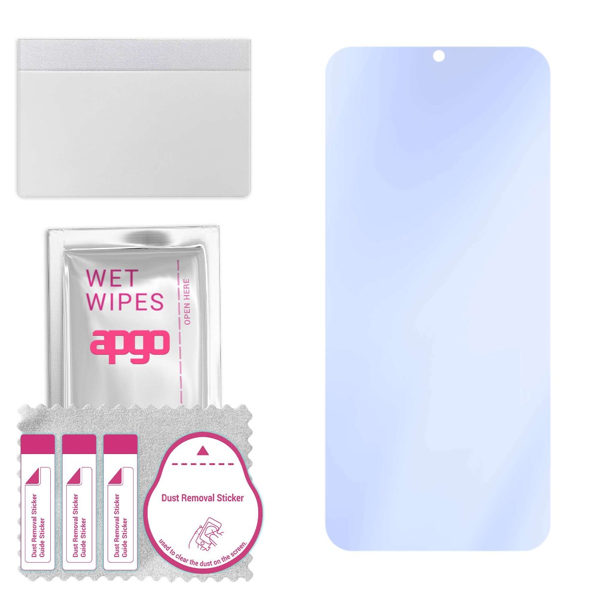 Szkło ochronne na ekran Hybrydowe 9H zamiennik hartowanego do Doogee N40 Pro - apgo PRO Flexible Hybrid Glass nie pękające