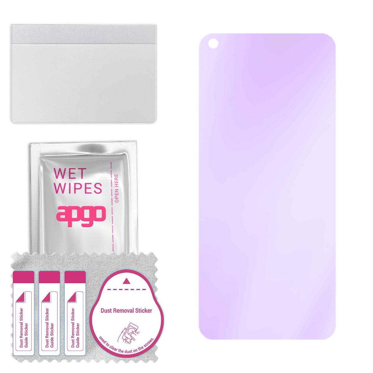 Szkło ochronne na ekran Hybrydowe 9H z filtrem ANTI-BLUE zamiennik hartowanego do Realme GT Master - apgo hybrid ANTI-BLUE Flexible Hybrid Glass...