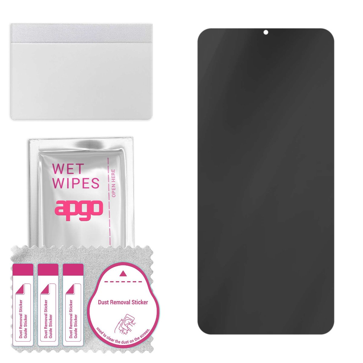 Filtr prywatyzujący Privacy 7H do Samsung Galaxy F02s - apgo Flexible Glass niepękający