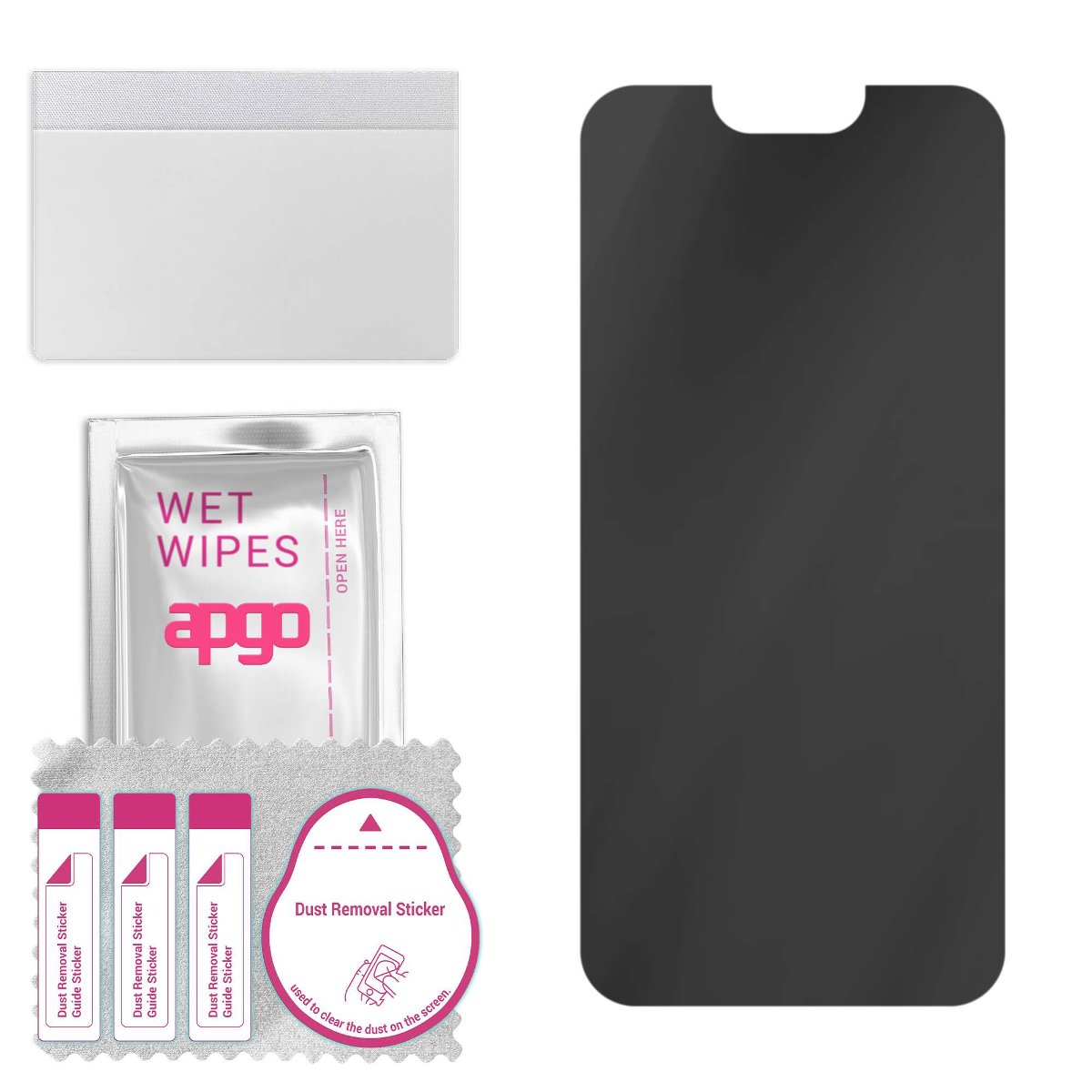Filtr prywatyzujący Privacy 7H do Kruger&Matz Live 7S - apgo Flexible Glass niepękający