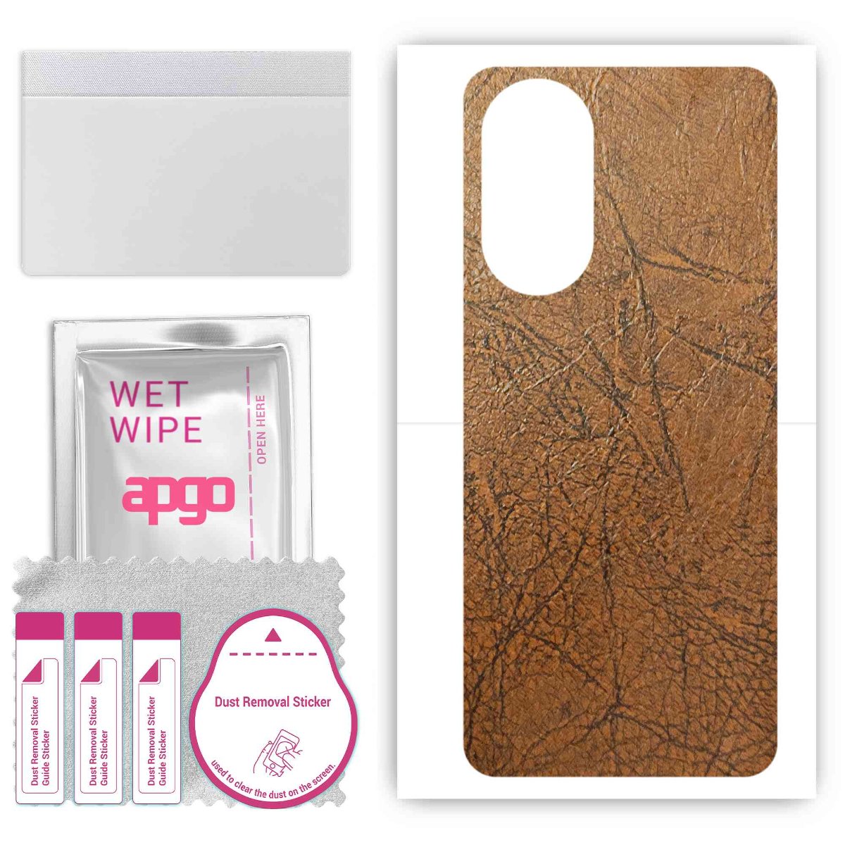 Folia naklejka skórka strukturalna na TYŁ do Honor X7 -  Skóra Vintage - apgo SKINS