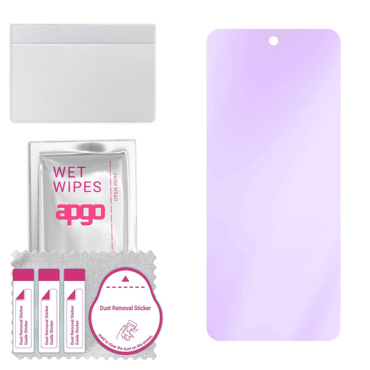 Szkło ochronne na ekran Hybrydowe 9H z filtrem ANTI-BLUE zamiennik hartowanego do Tecno Camon 17 Pro - apgo hybrid ANTI-BLUE Flexible Hybrid Glass...