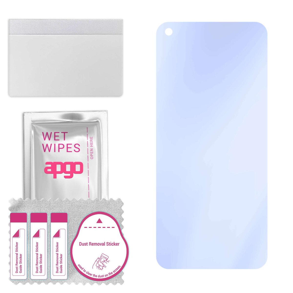 Szkło ochronne na ekran Hybrydowe 9H zamiennik hartowanego do Oppo A55s - apgo PRO Flexible Hybrid Glass nie pękające