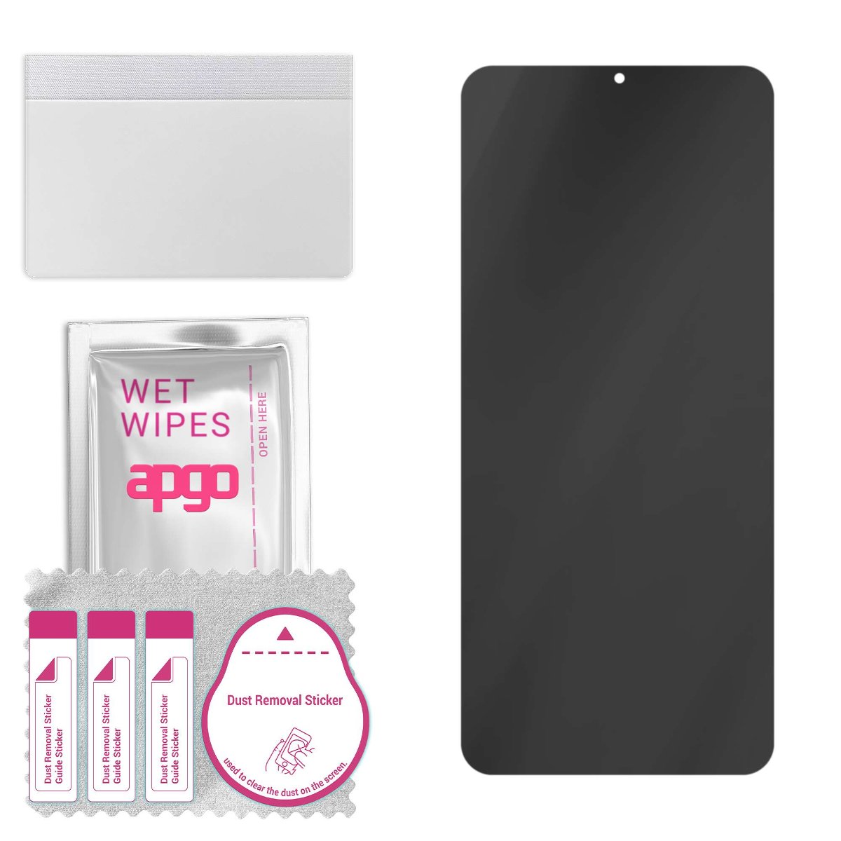 Filtr prywatyzujący Privacy 7H do Lenovo Lemon K12 - apgo Flexible Glass niepękający