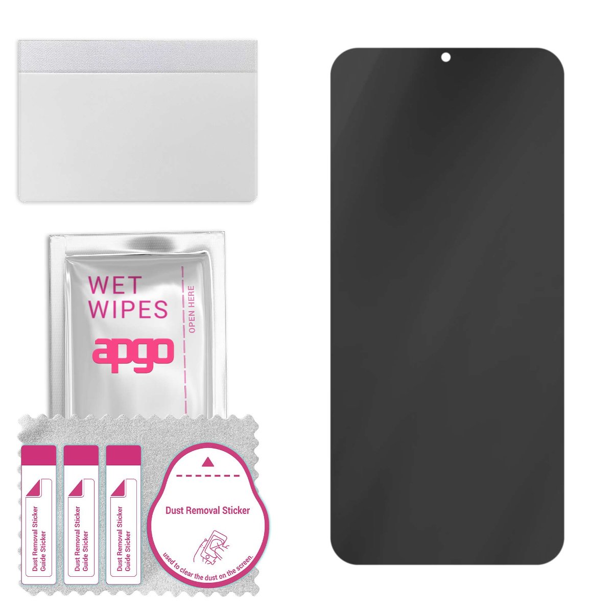 Filtr prywatyzujący Privacy 7H do Samsung Galaxy F22 - apgo Flexible Glass niepękający