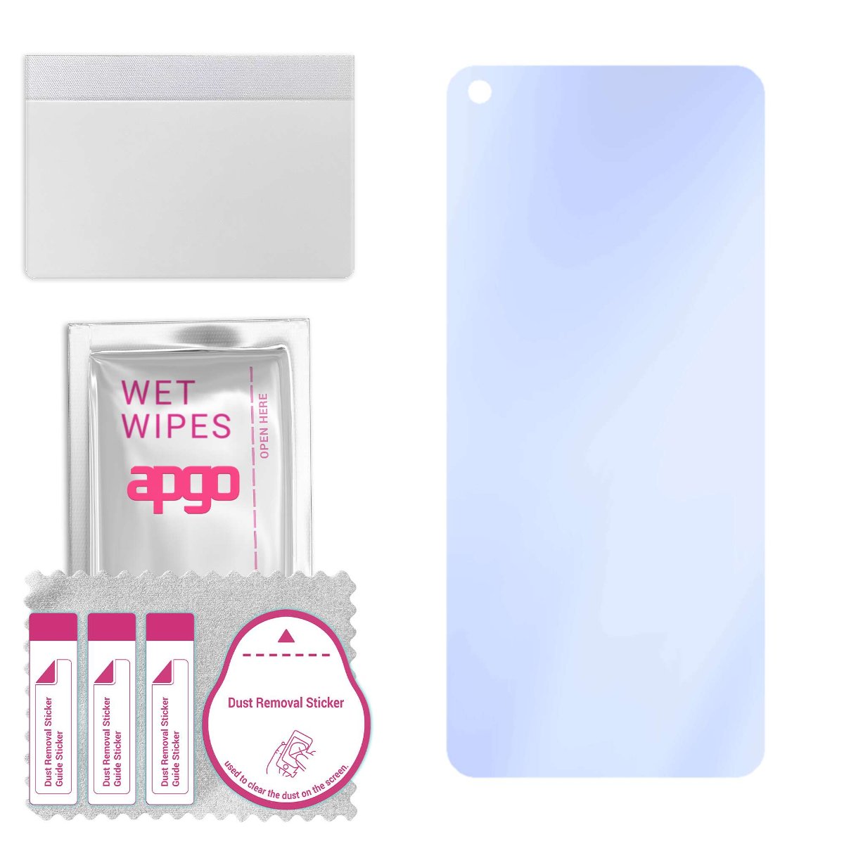 Szkło ochronne na ekran Hybrydowe 9H zamiennik hartowanego do Oppo Reno 5A - apgo PRO Flexible Hybrid Glass nie pękające