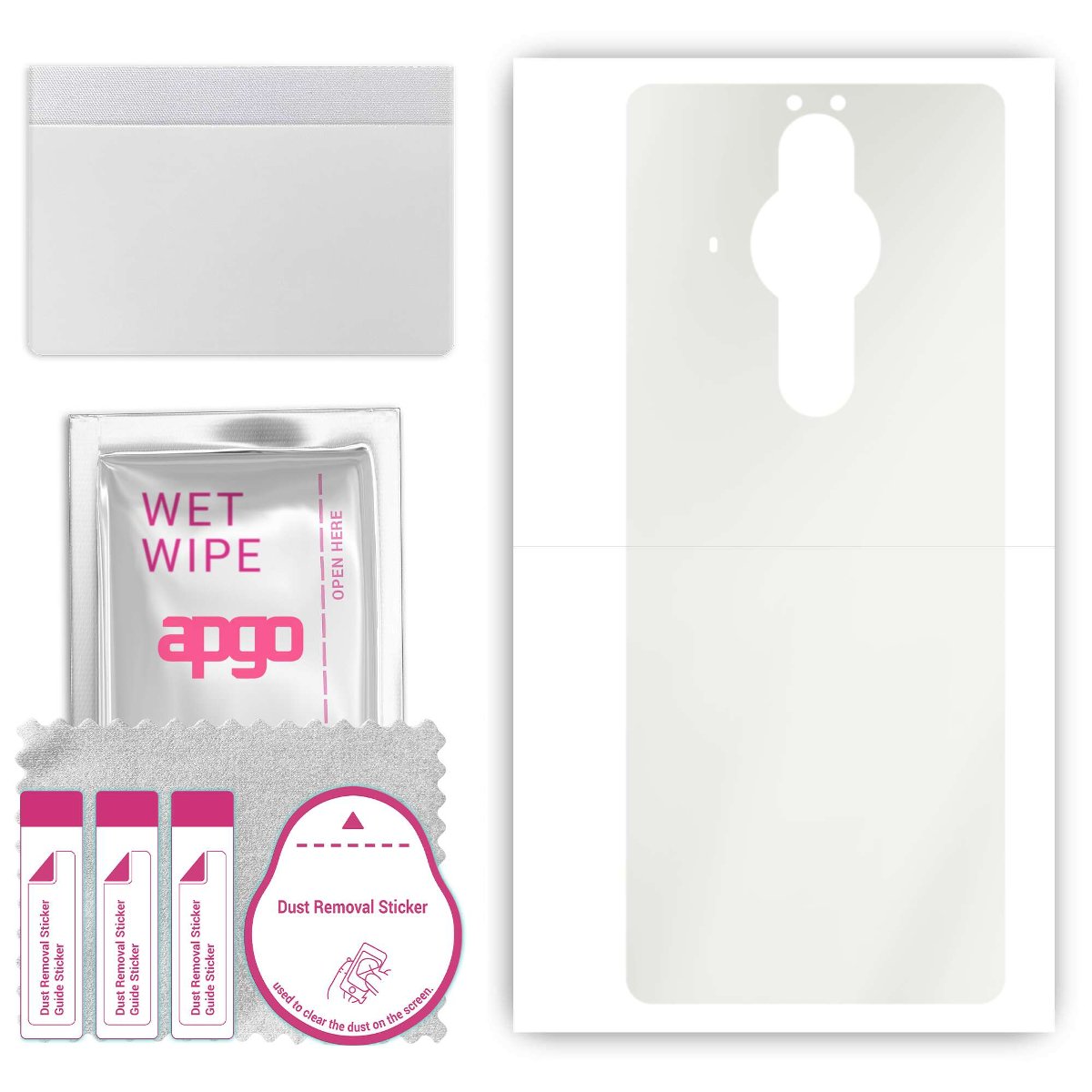 Folia hydrożelowa naklejka MATOWA na TYŁ do Sony Xperia PRO-I - apgo hydrogel MATTE