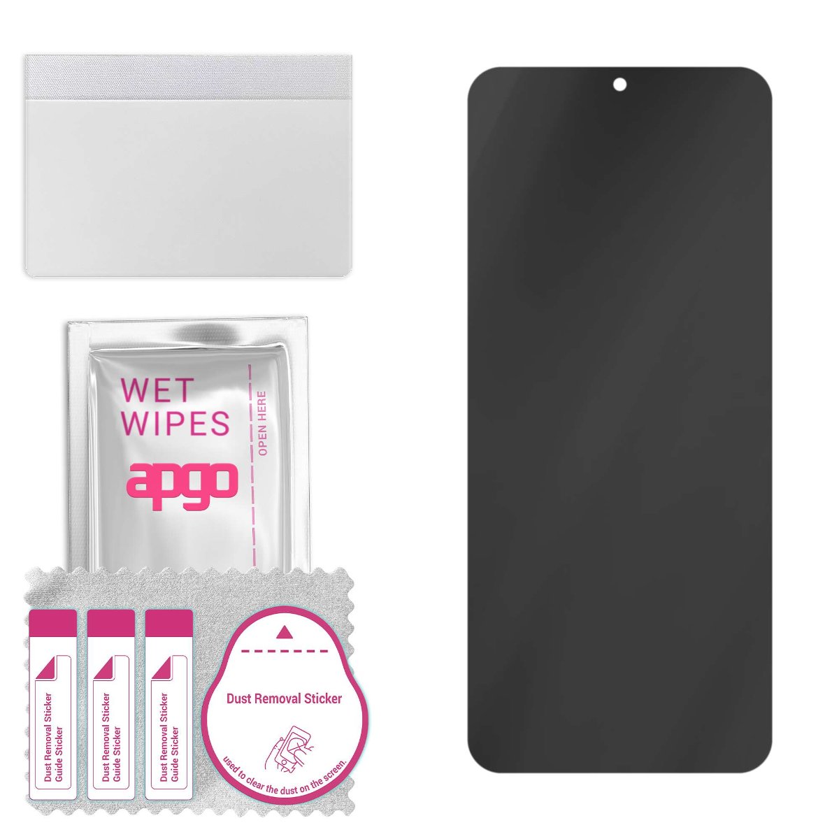 Filtr prywatyzujący Privacy 7H do ZTE Blade V30 Vita - apgo Flexible Glass niepękający