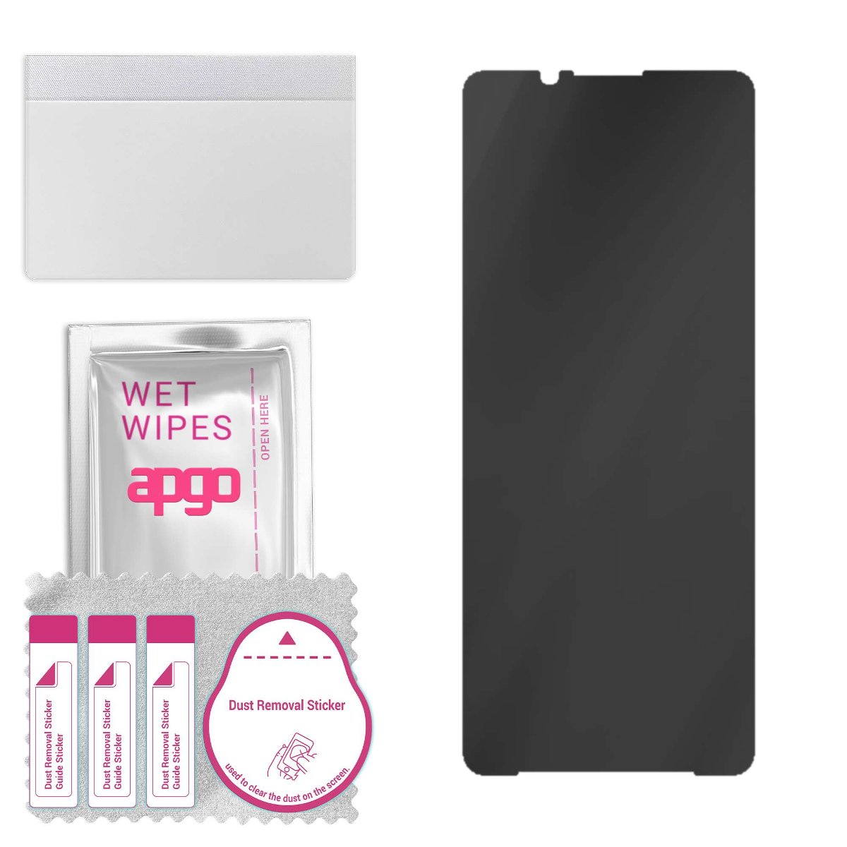 Filtr prywatyzujący Privacy 7H do Sony Xperia 1 III - apgo Flexible Glass niepękający