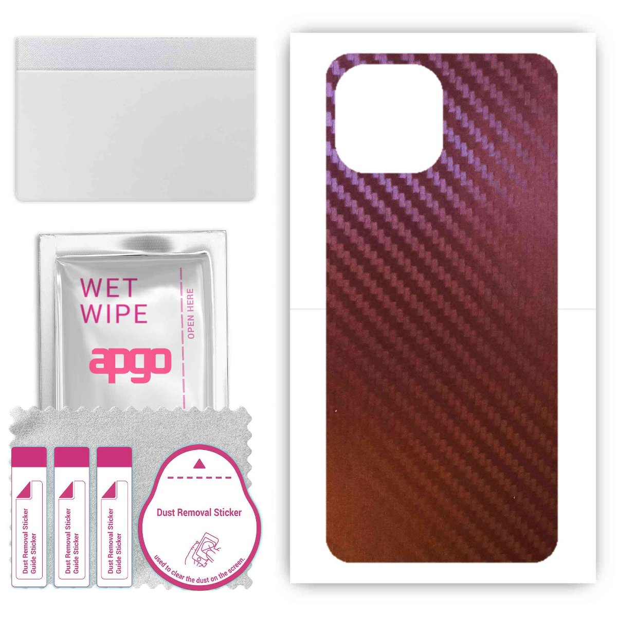 Folia naklejka skórka strukturalna na TYŁ do Xiaomi 11 Lite 5G NE -  Carbon Kameleon CAKA5 - apgo SKINS