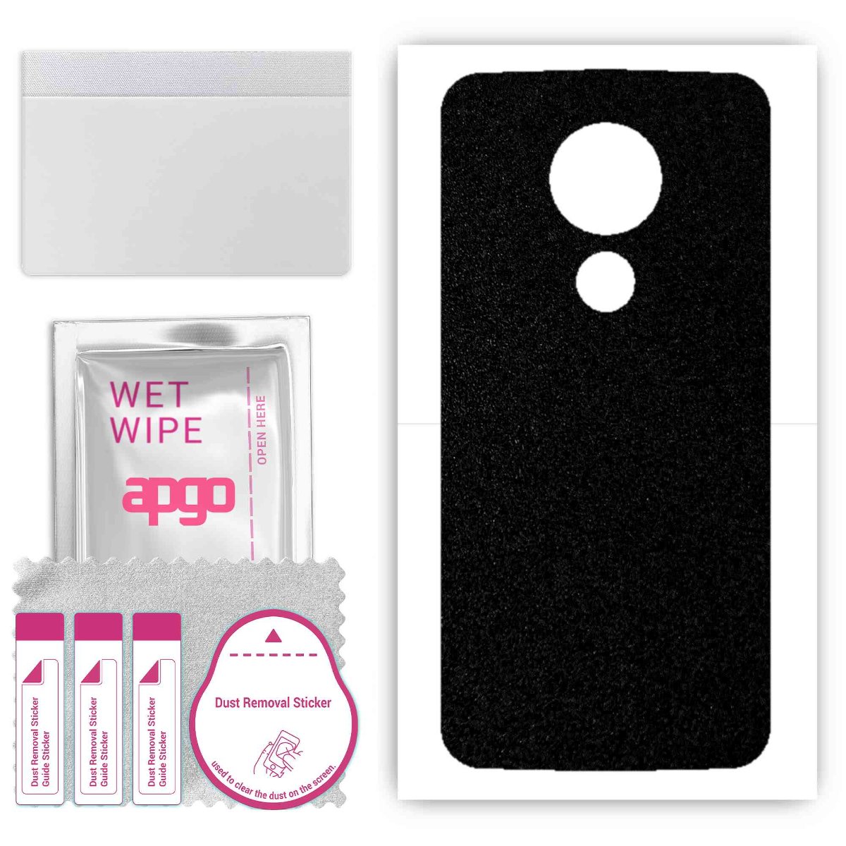 Folia naklejka skórka strukturalna na TYŁ do Motorola Moto G7 Power - Pastele - apgo SKINS