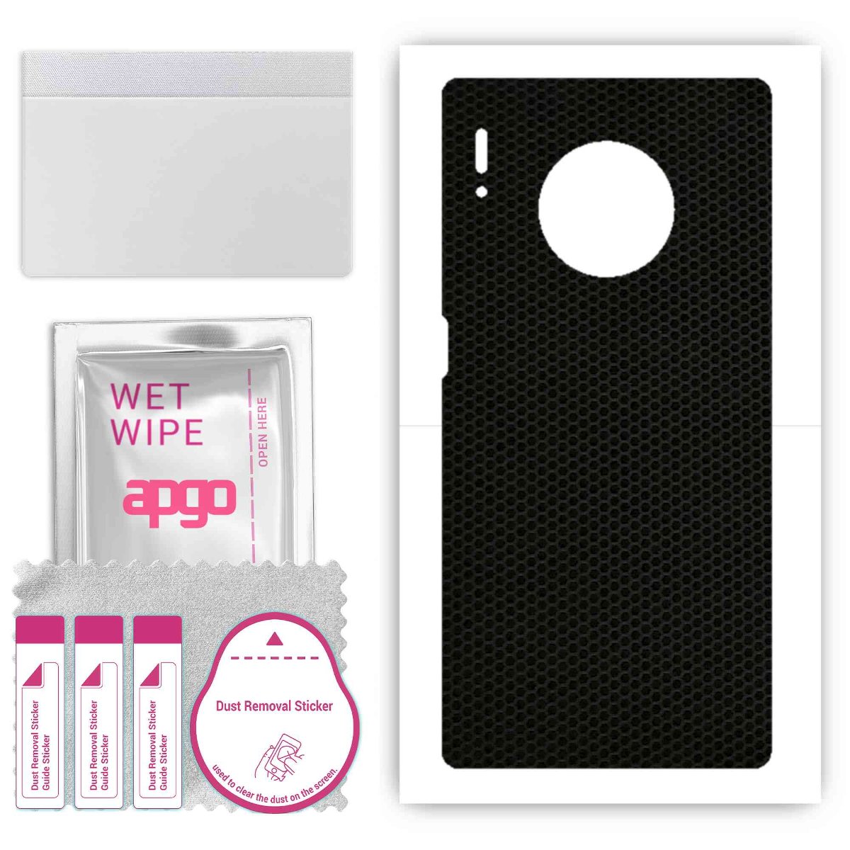 Folia naklejka skórka strukturalna na TYŁ do Huawei Mate 30 Pro 5G -  Matrix - apgo SKINS