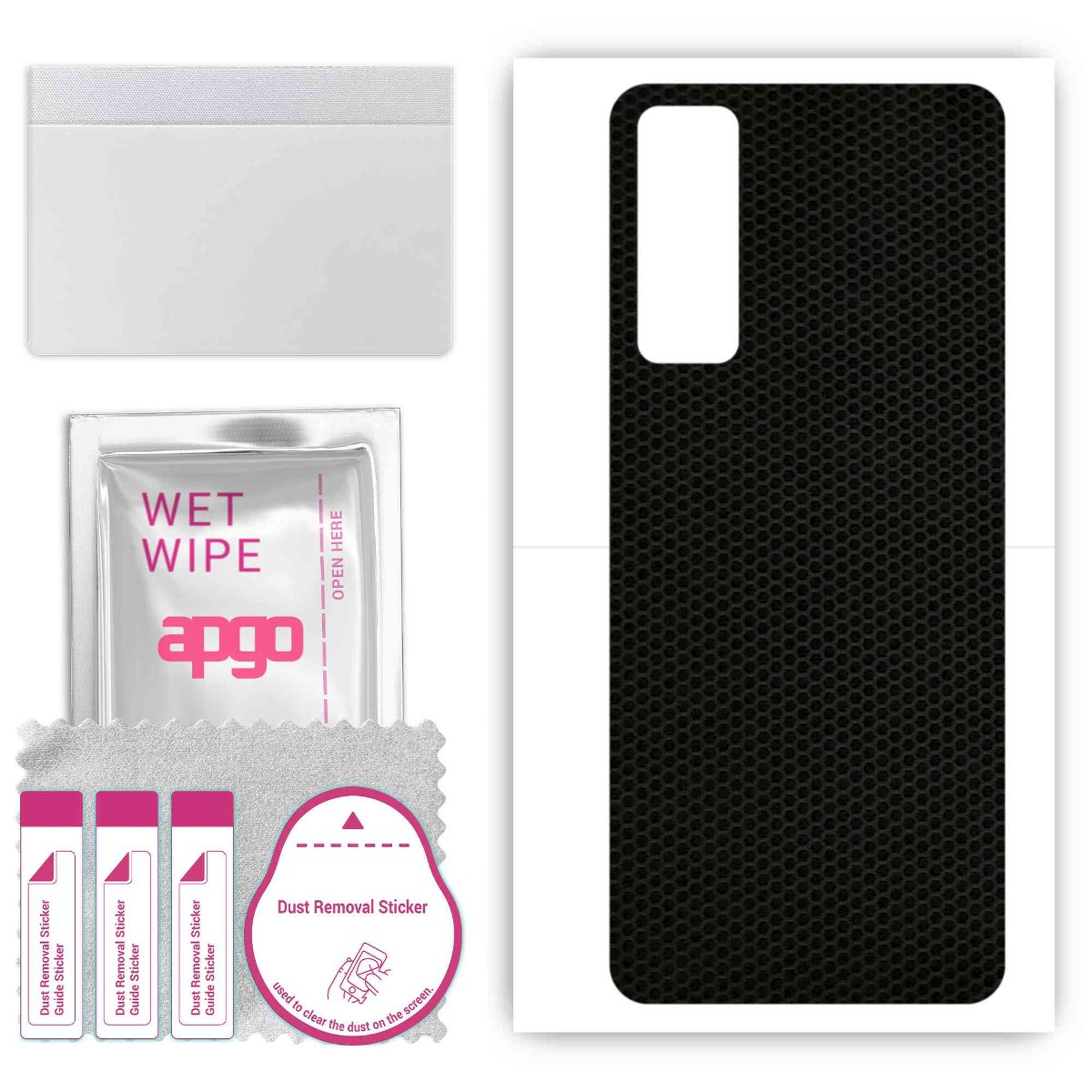 Folia naklejka skórka strukturalna na TYŁ do Tecno Camon 17 Pro -  Matrix - apgo SKINS