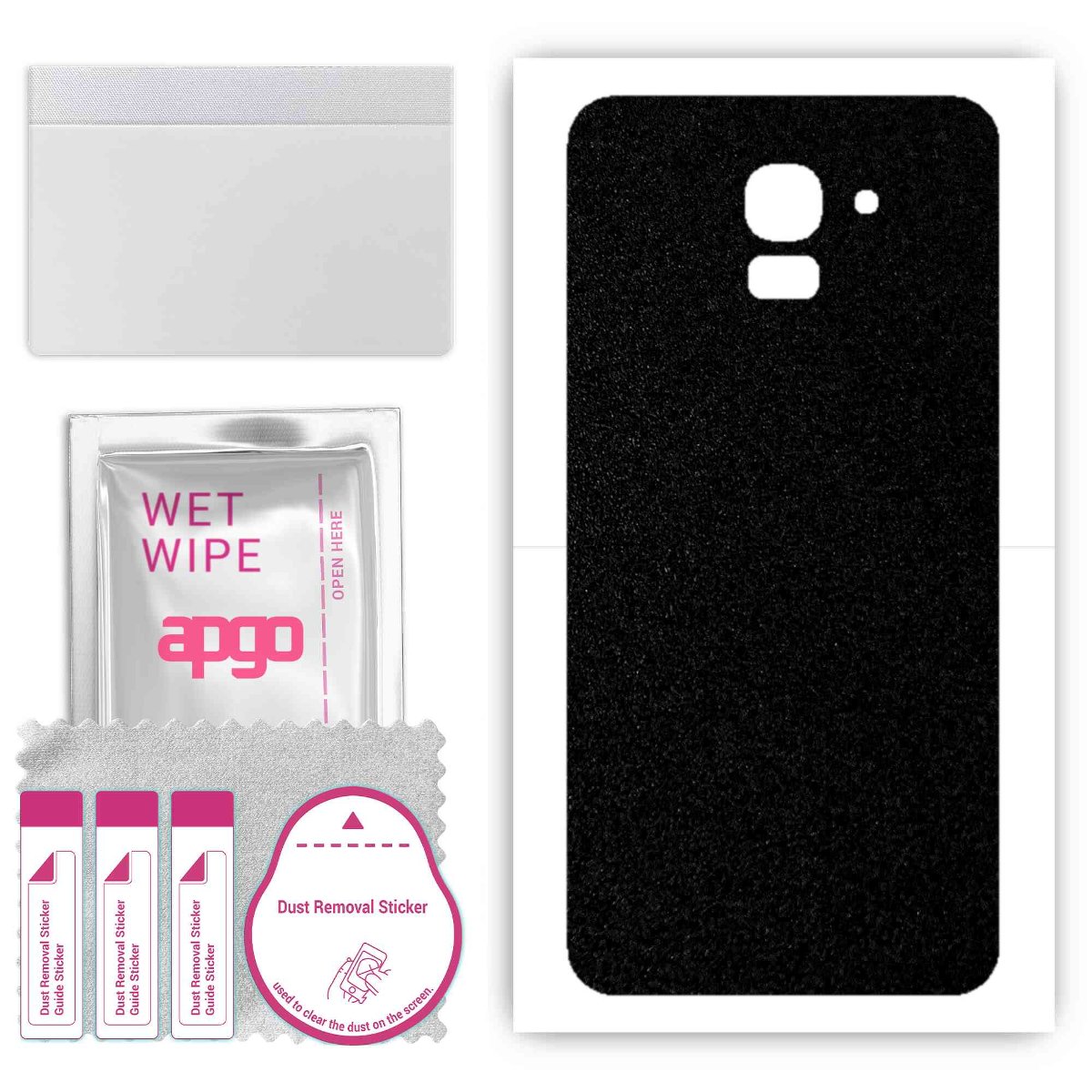 Folia naklejka skórka strukturalna na TYŁ do Samsung Galaxy J6 - Pastele - apgo SKINS