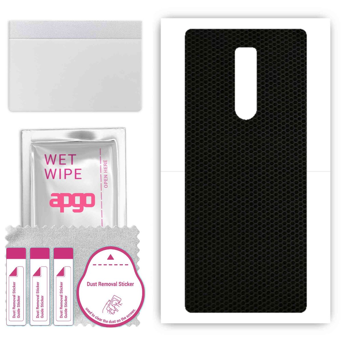 Folia naklejka skórka strukturalna na TYŁ do Sony Xperia 1 -  Matrix - apgo SKINS