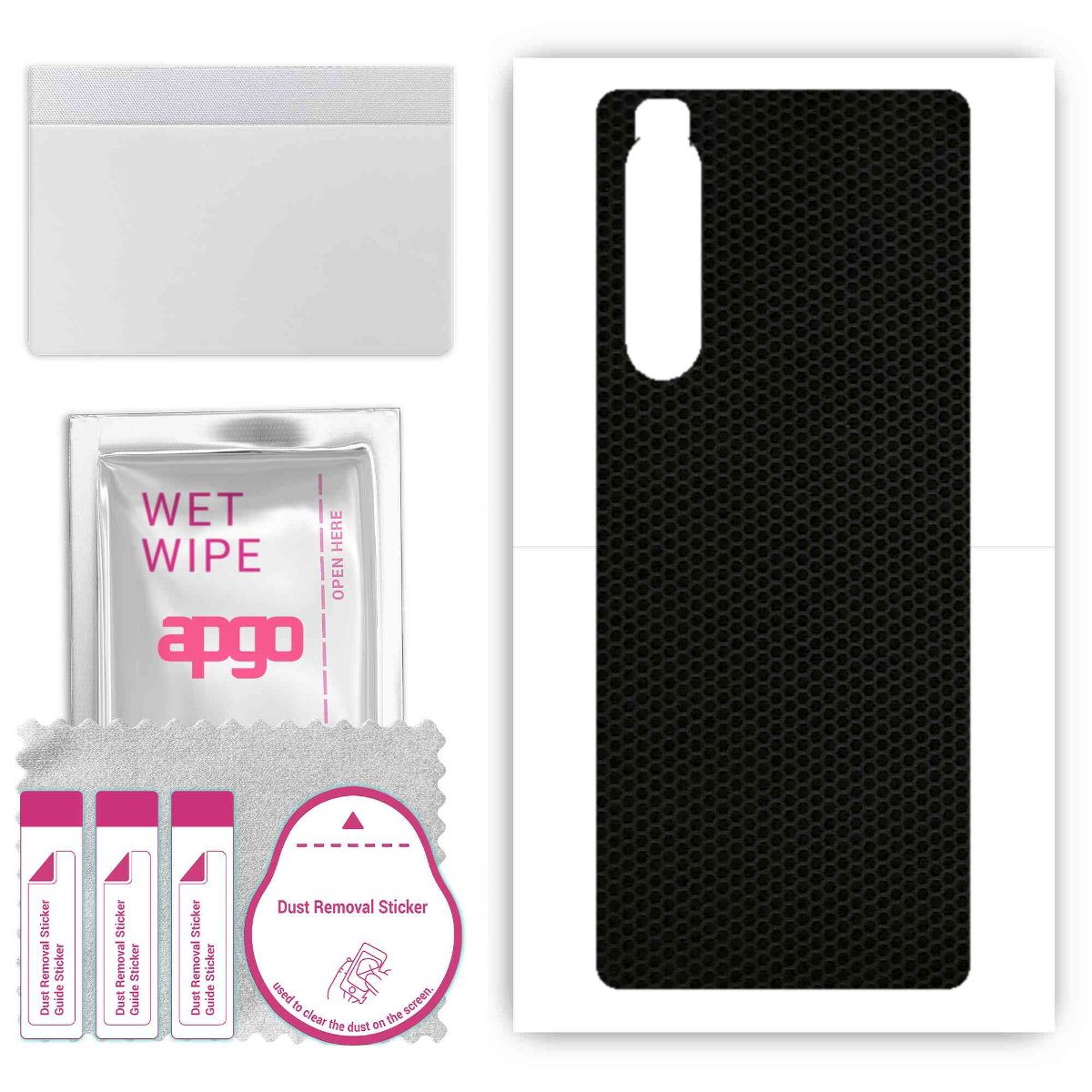 Folia naklejka skórka strukturalna na TYŁ do Sony Xperia 1 II -  Matrix - apgo SKINS