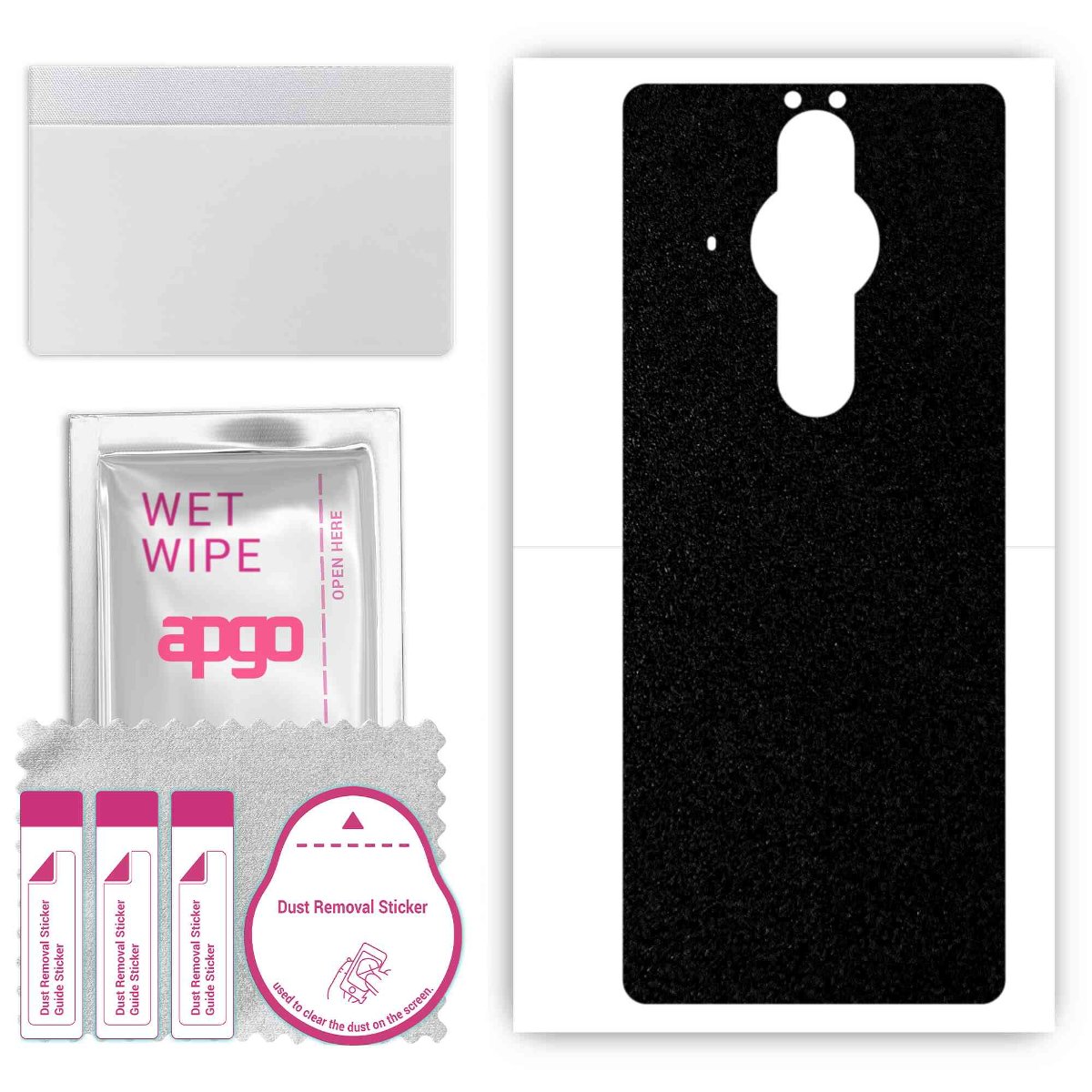 Folia naklejka skórka strukturalna na TYŁ do Sony Xperia PRO - Pastele - apgo SKINS