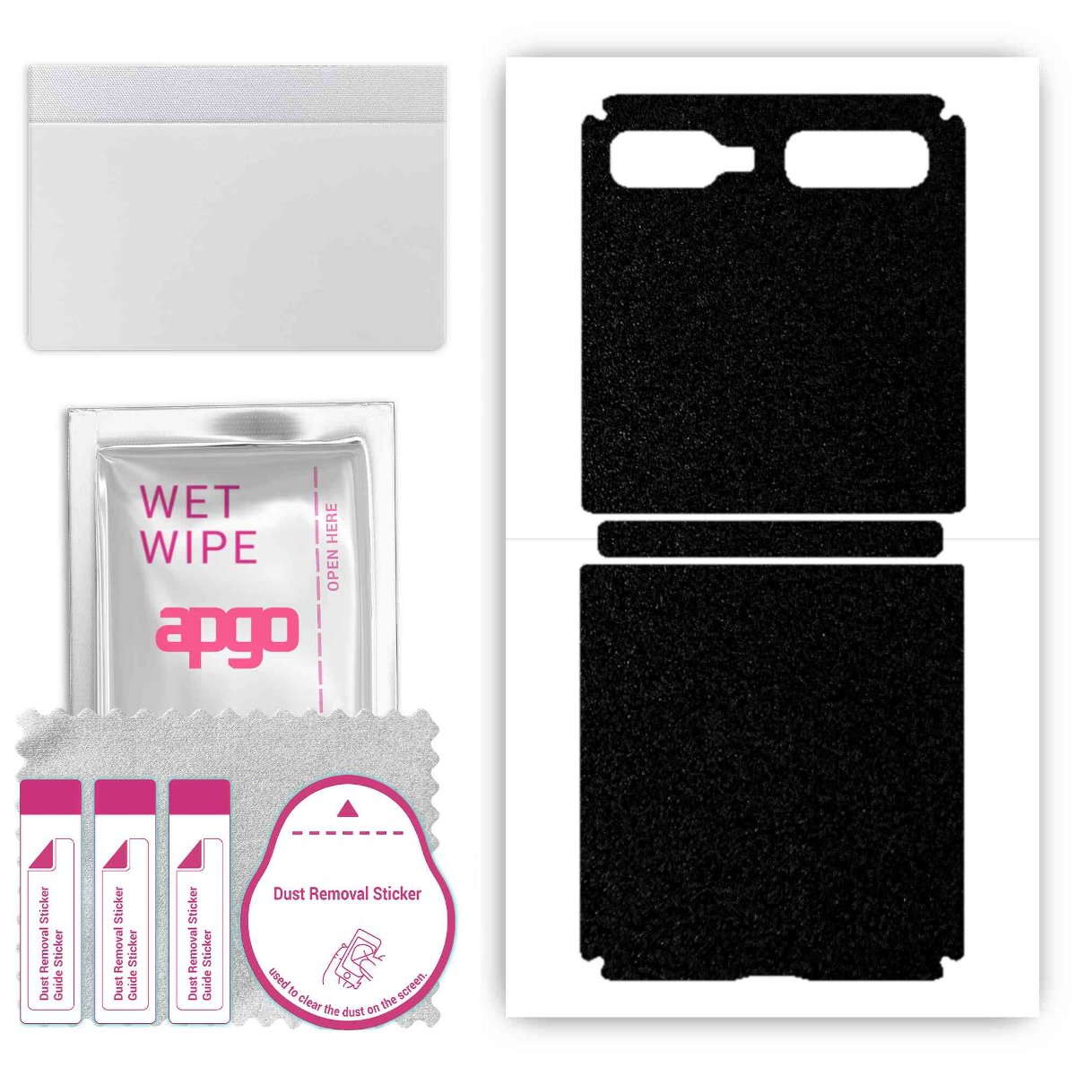 Folia naklejka skórka strukturalna na TYŁ do Samsung Galaxy Z Flip 5G - Pastele - apgo SKINS