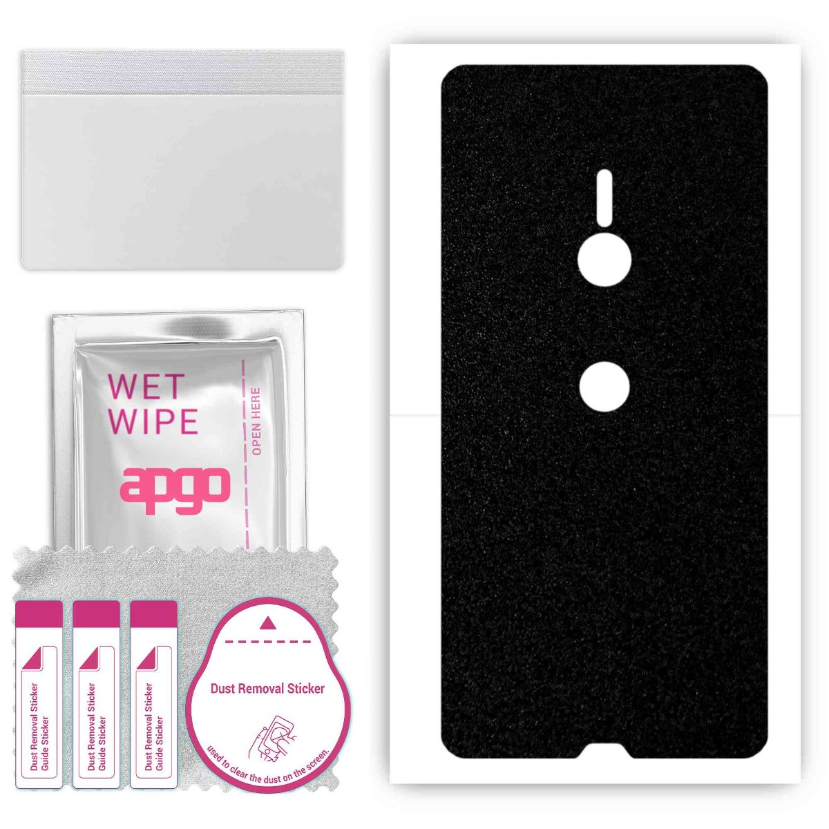 Folia naklejka skórka strukturalna na TYŁ do Sony Xperia XZ3 - Pastele - apgo SKINS