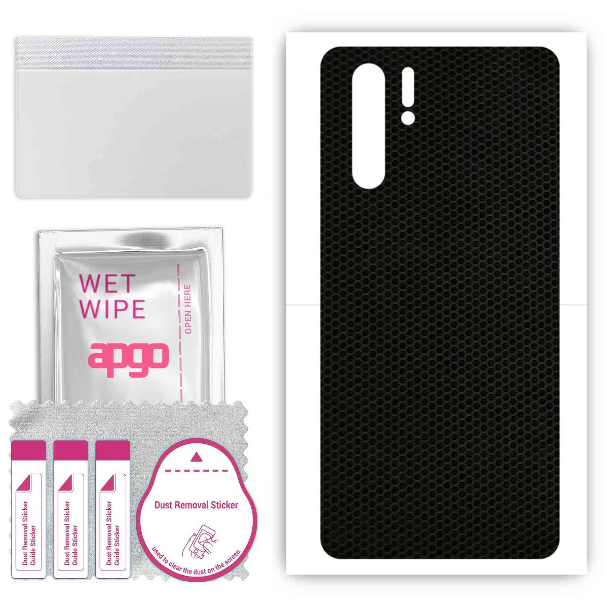Folia naklejka skórka strukturalna na TYŁ do Huawei P30 Pro -  Matrix - apgo SKINS