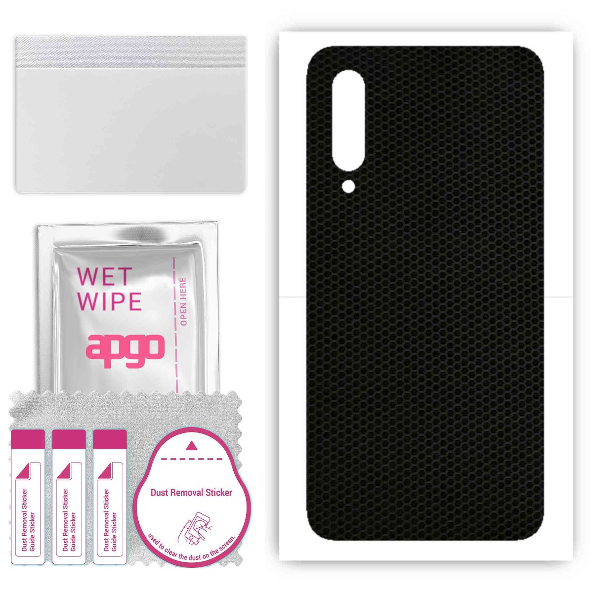 Folia naklejka skórka strukturalna na TYŁ do Xiaomi Mi 9 -  Matrix - apgo SKINS