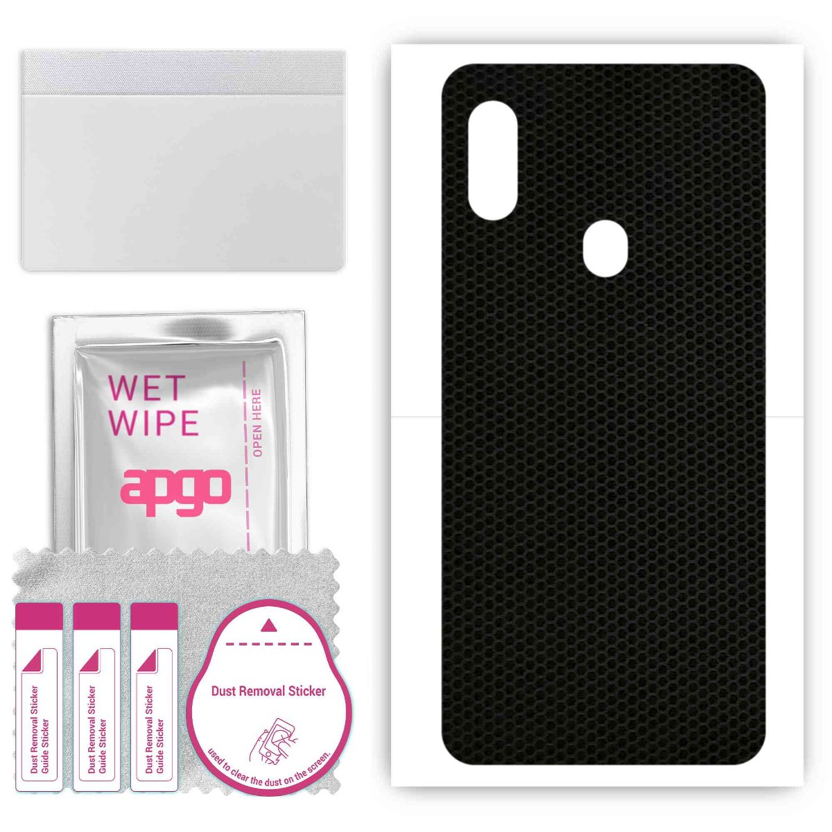 Folia naklejka skórka strukturalna na TYŁ do Umidigi F1 Play -  Matrix - apgo SKINS