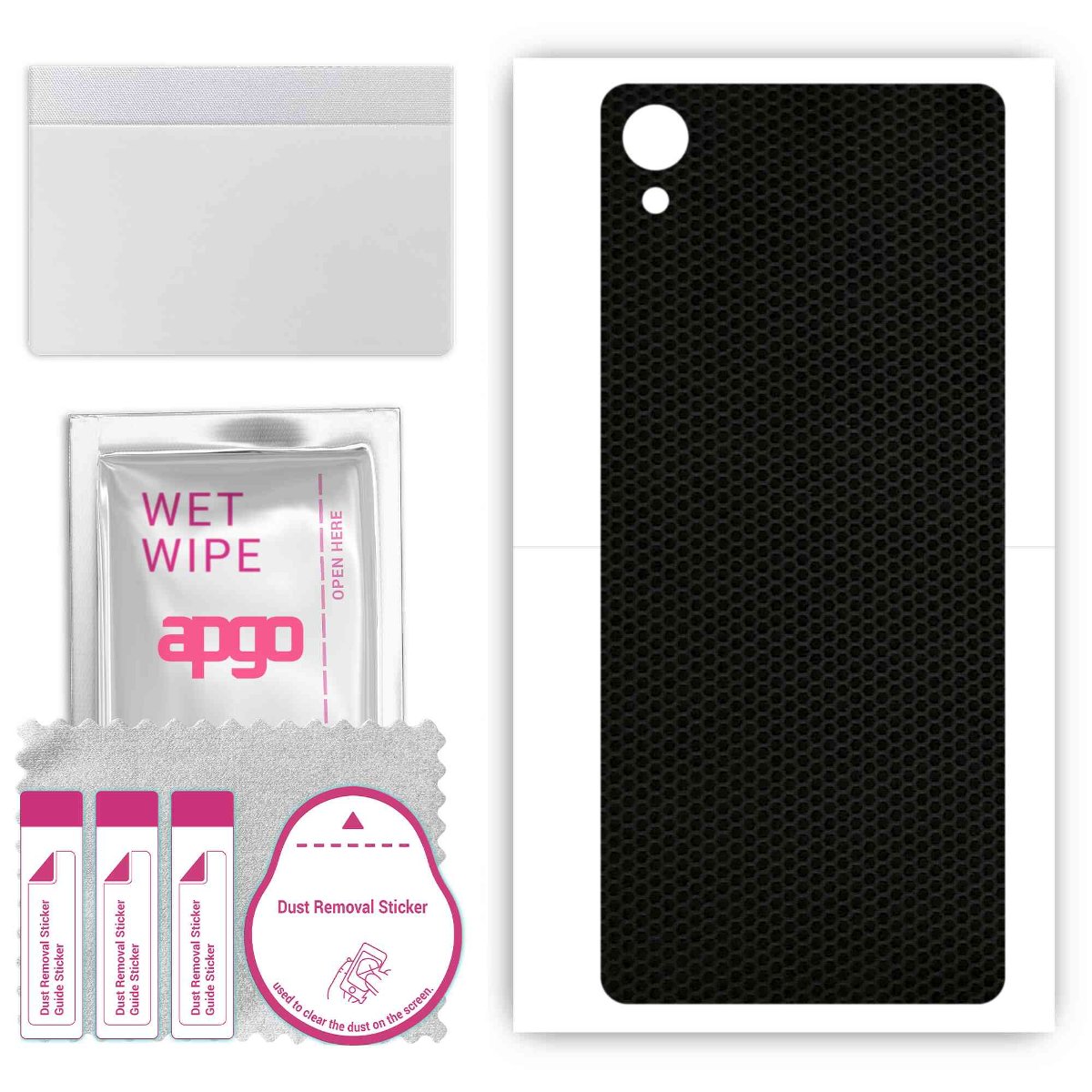 Folia naklejka skórka strukturalna na TYŁ do Sony Xperia X Performance -  Matrix - apgo SKINS