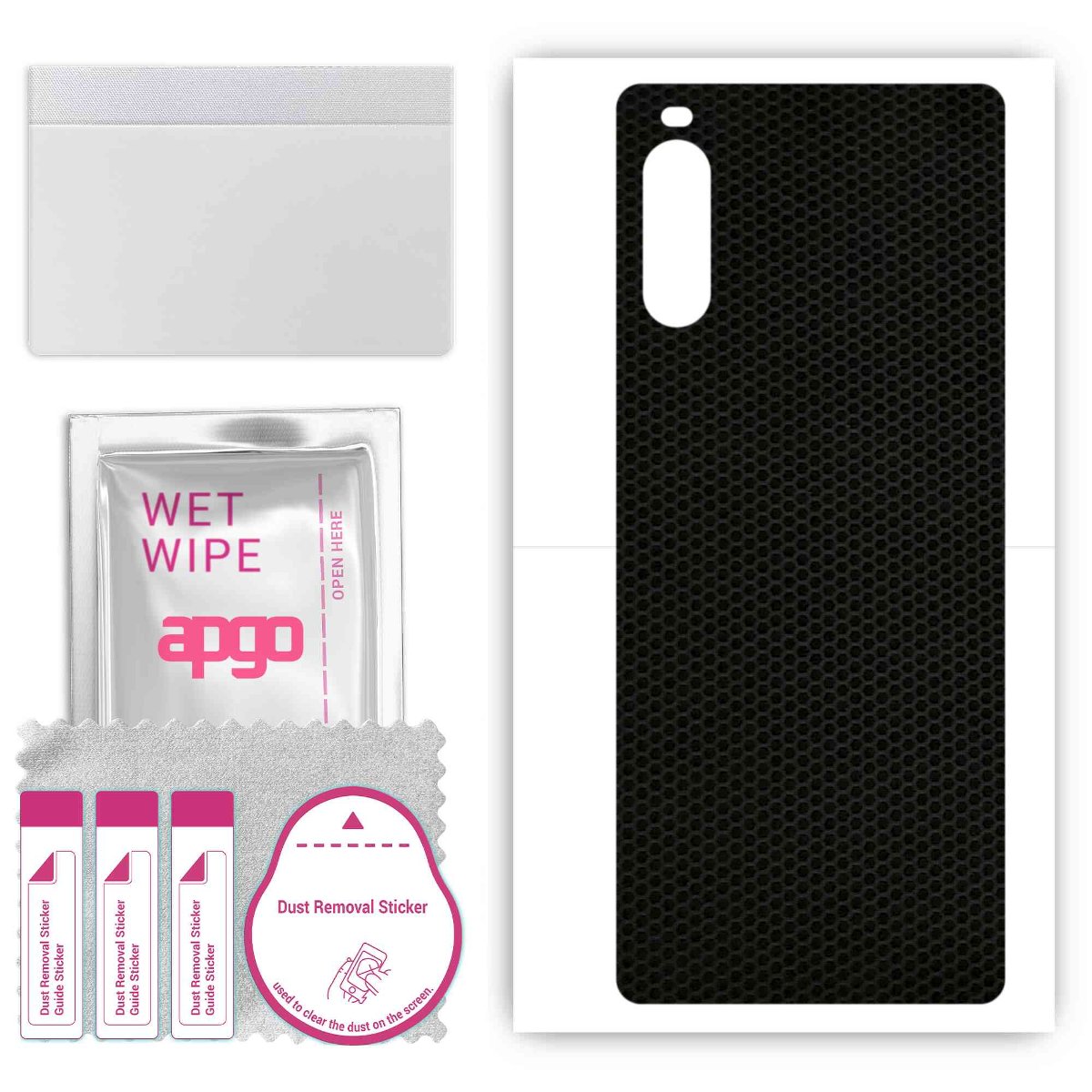 Folia naklejka skórka strukturalna na TYŁ do Sony Xperia 10 III SOG04 -  Matrix - apgo SKINS