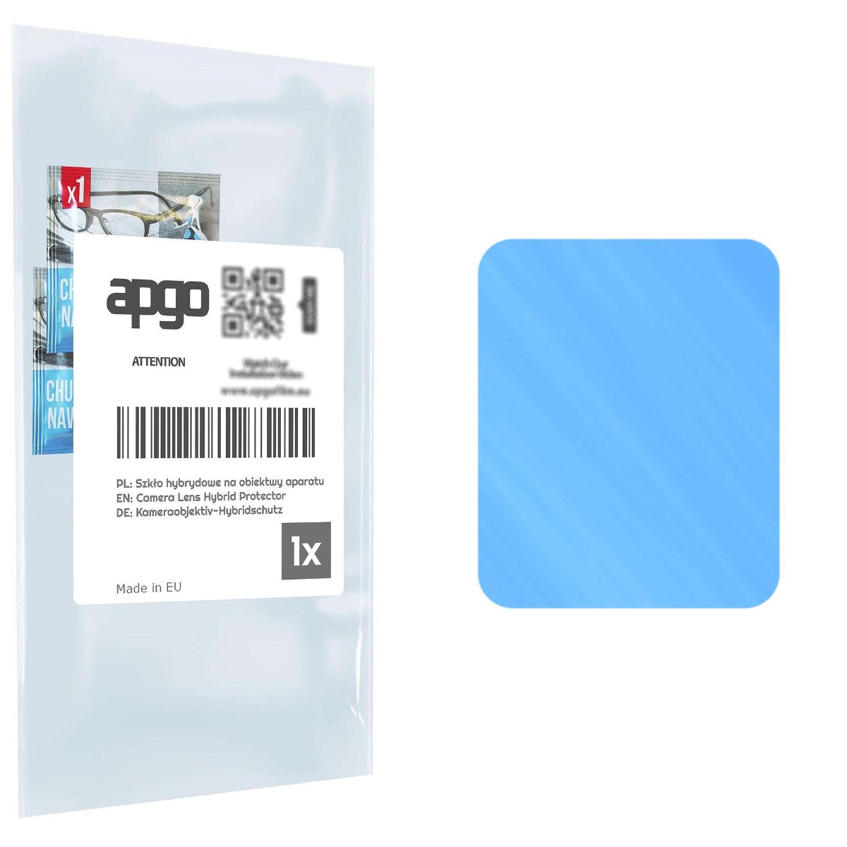 1x Szkło hybrydowe na aparat obiektyw kamerę 9H do Vivo Y73 2021 - apgo hybrid Camera Lens Protector