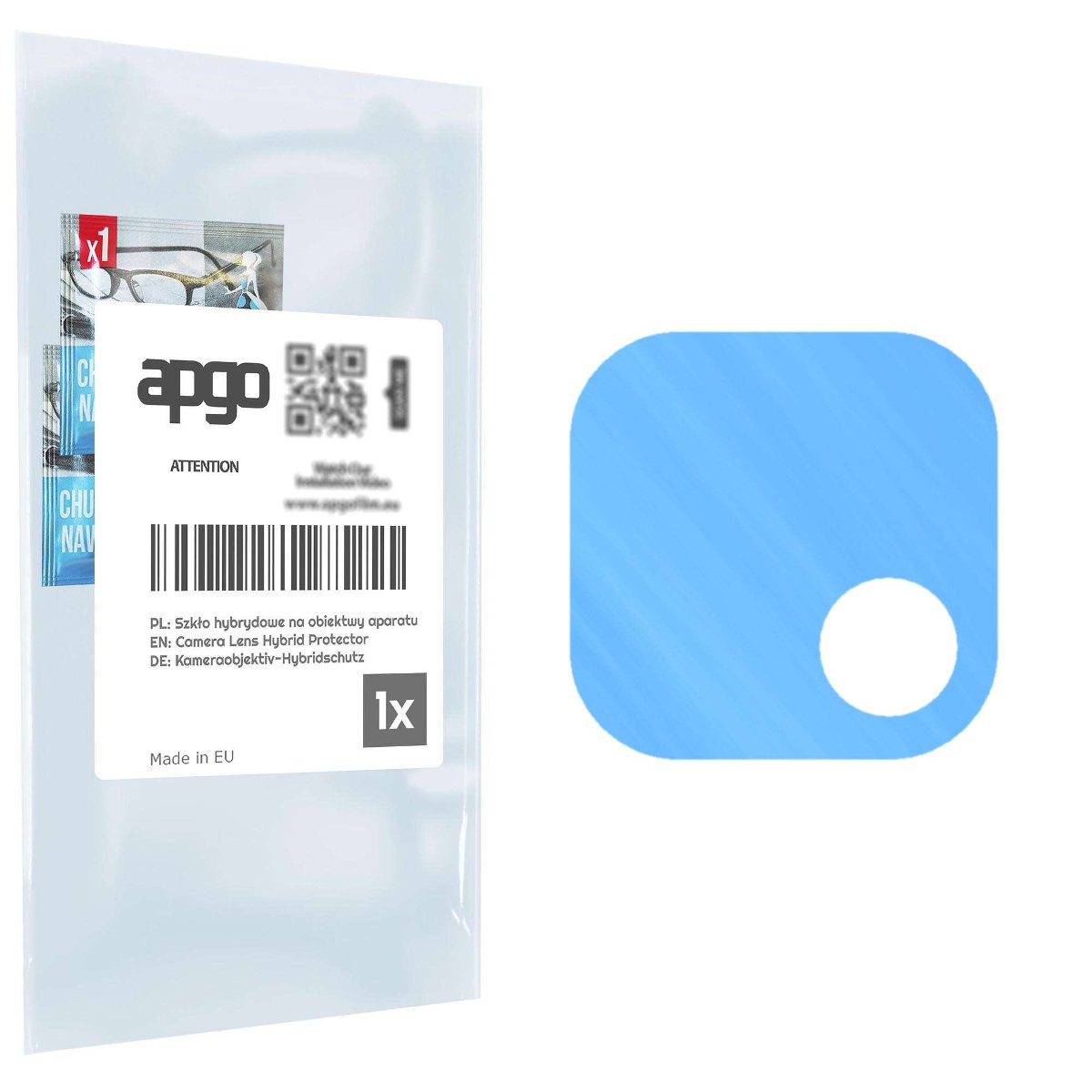 1x Szkło hybrydowe na aparat obiektyw kamerę 9H do Realme C21Y - apgo hybrid Camera Lens Protector