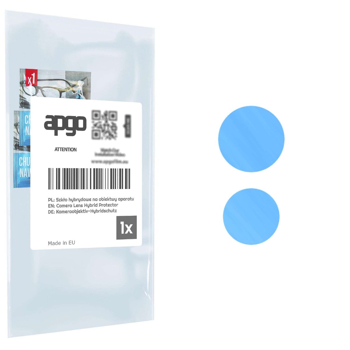 1x Szkło hybrydowe na aparat obiektyw kamerę 9H do Honor 50 SE - apgo hybrid Camera Lens Protector