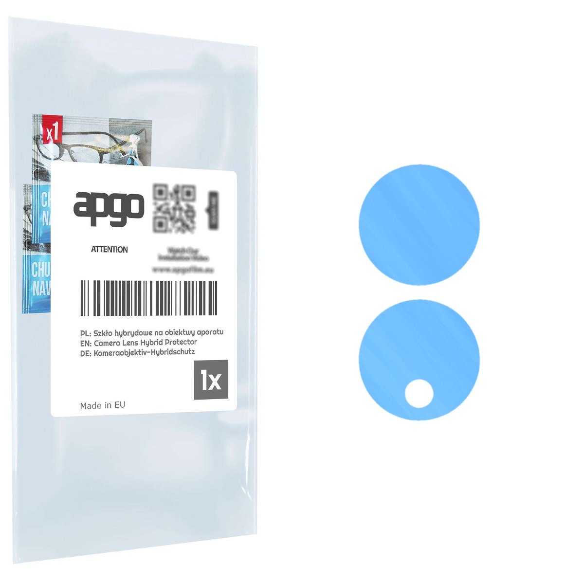 1x Szkło hybrydowe na aparat obiektyw kamerę 9H do Honor 50 - apgo hybrid Camera Lens Protector