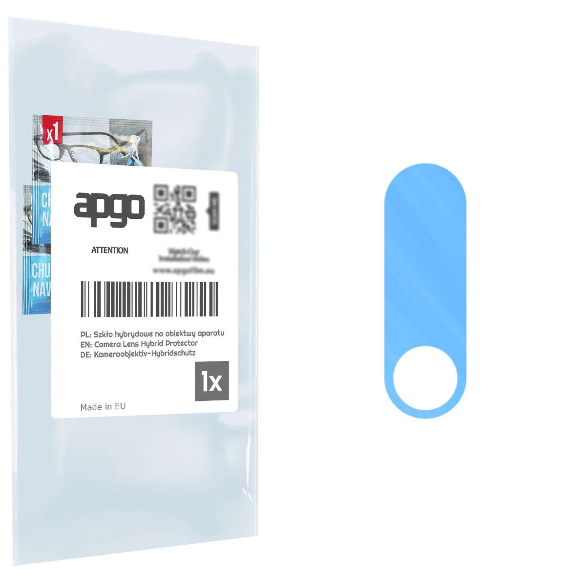 1x Szkło hybrydowe na aparat obiektyw kamerę 9H do Lenovo K13 - apgo hybrid Camera Lens Protector