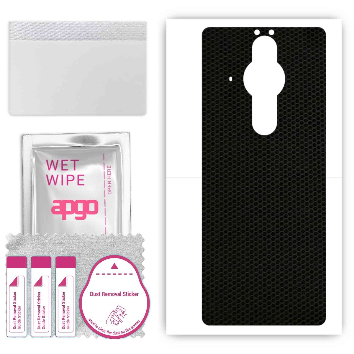 Folia naklejka skórka strukturalna na TYŁ do Sony Xperia PRO -  Matrix - apgo SKINS