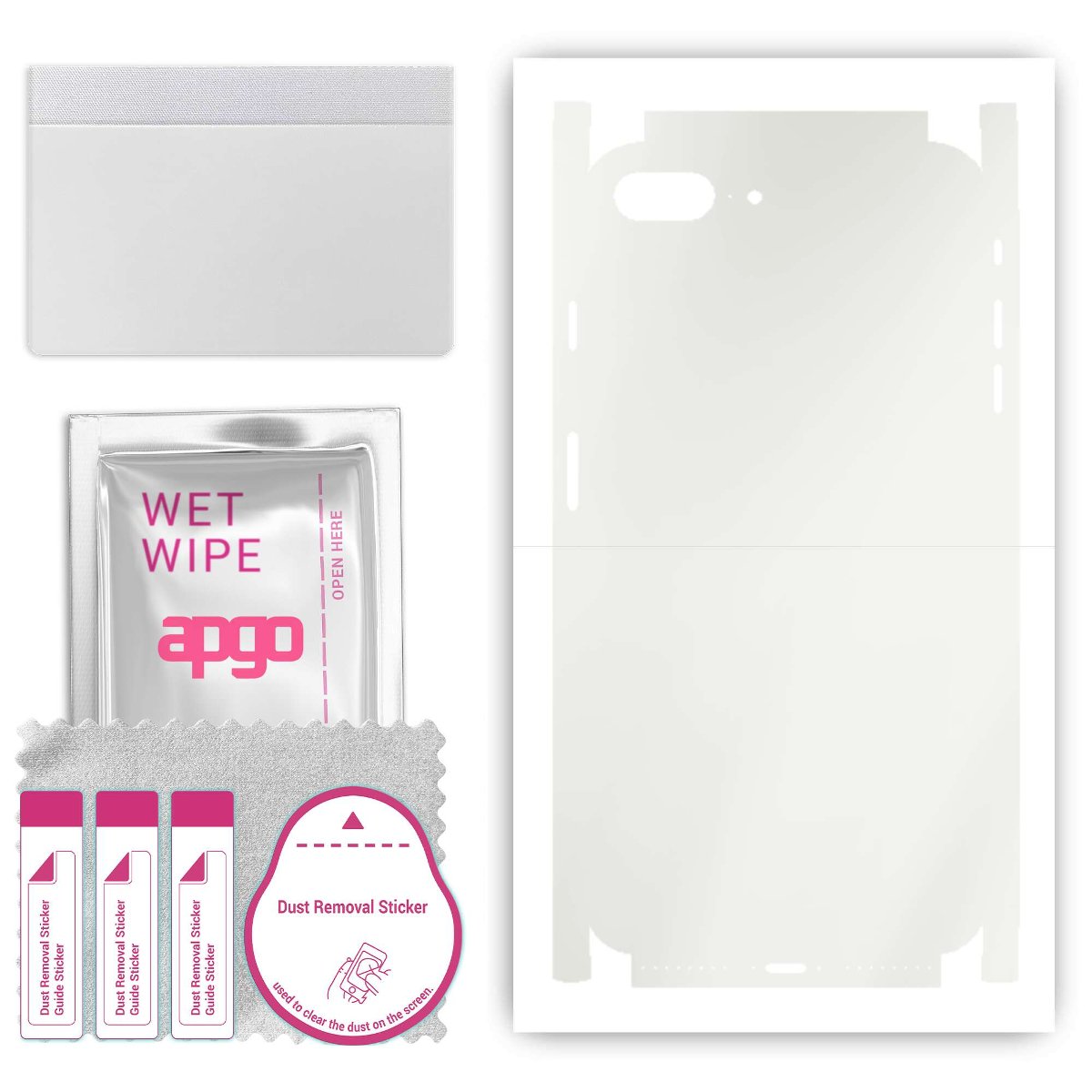 Folia hydrożelowa naklejka MATOWA na TYŁ+BOKI do Apple iPhone 8 Plus - apgo hydrogel MATTE